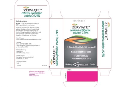 Zerviate Sample Label.jpg image description - Zerviate Sample Label